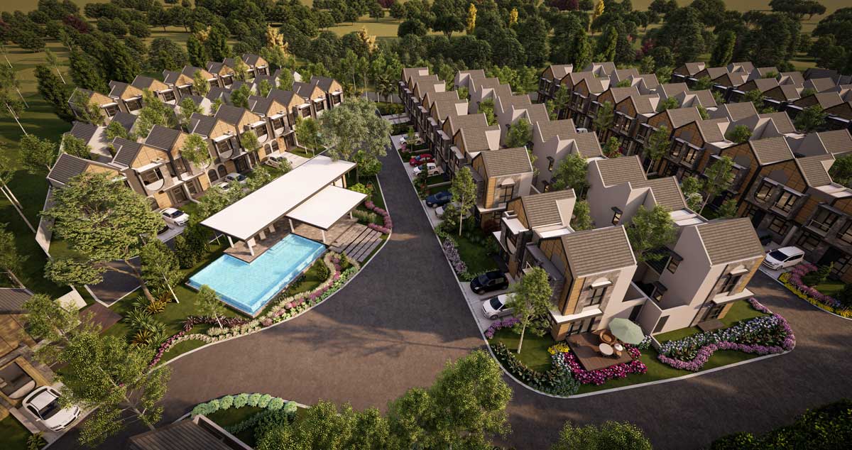 Rumah dijual delora parung panjang